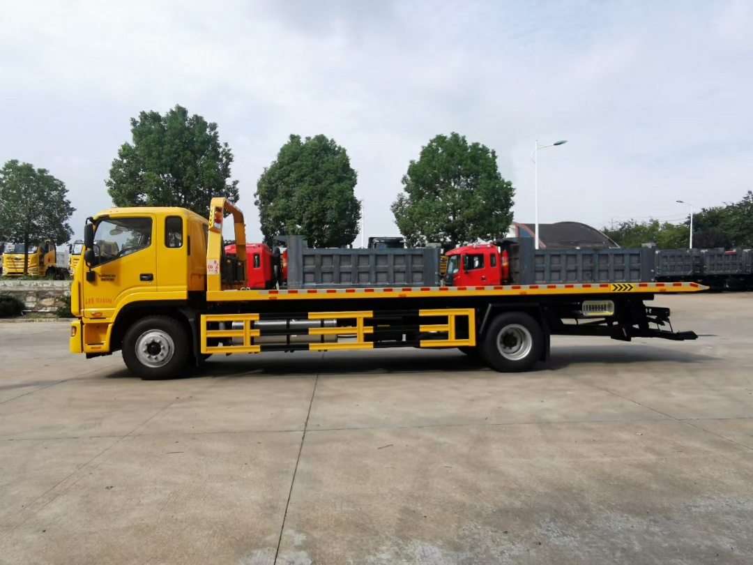 江淮 高端一拖二大黃牌清障車